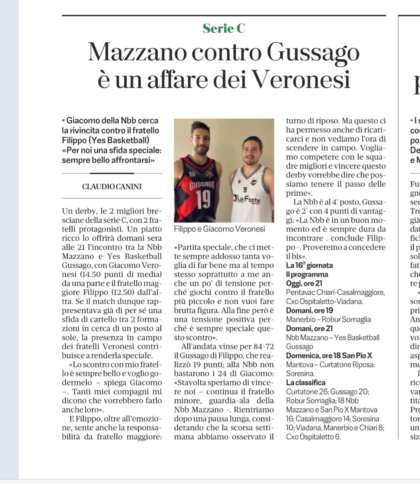 Rassegna Stampa 12/01/2024